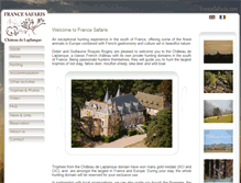 Tablet Screenshot of francesafaris.com